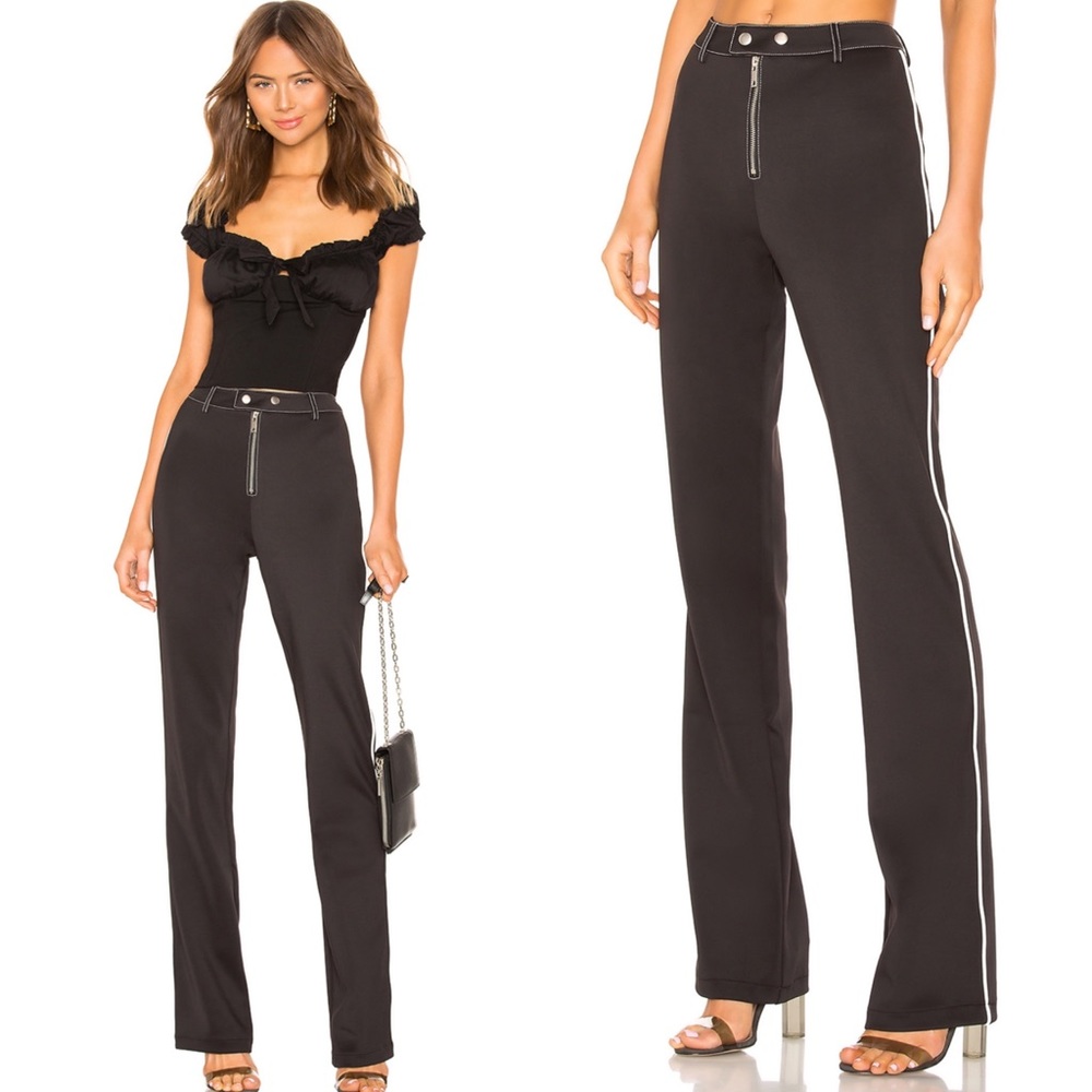 I AM GIA High Rise Dark Slater Pants XS
